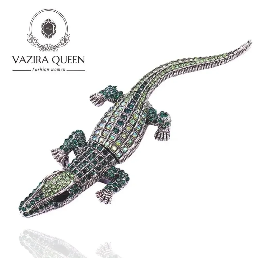 VQ  Crocodile Brooch